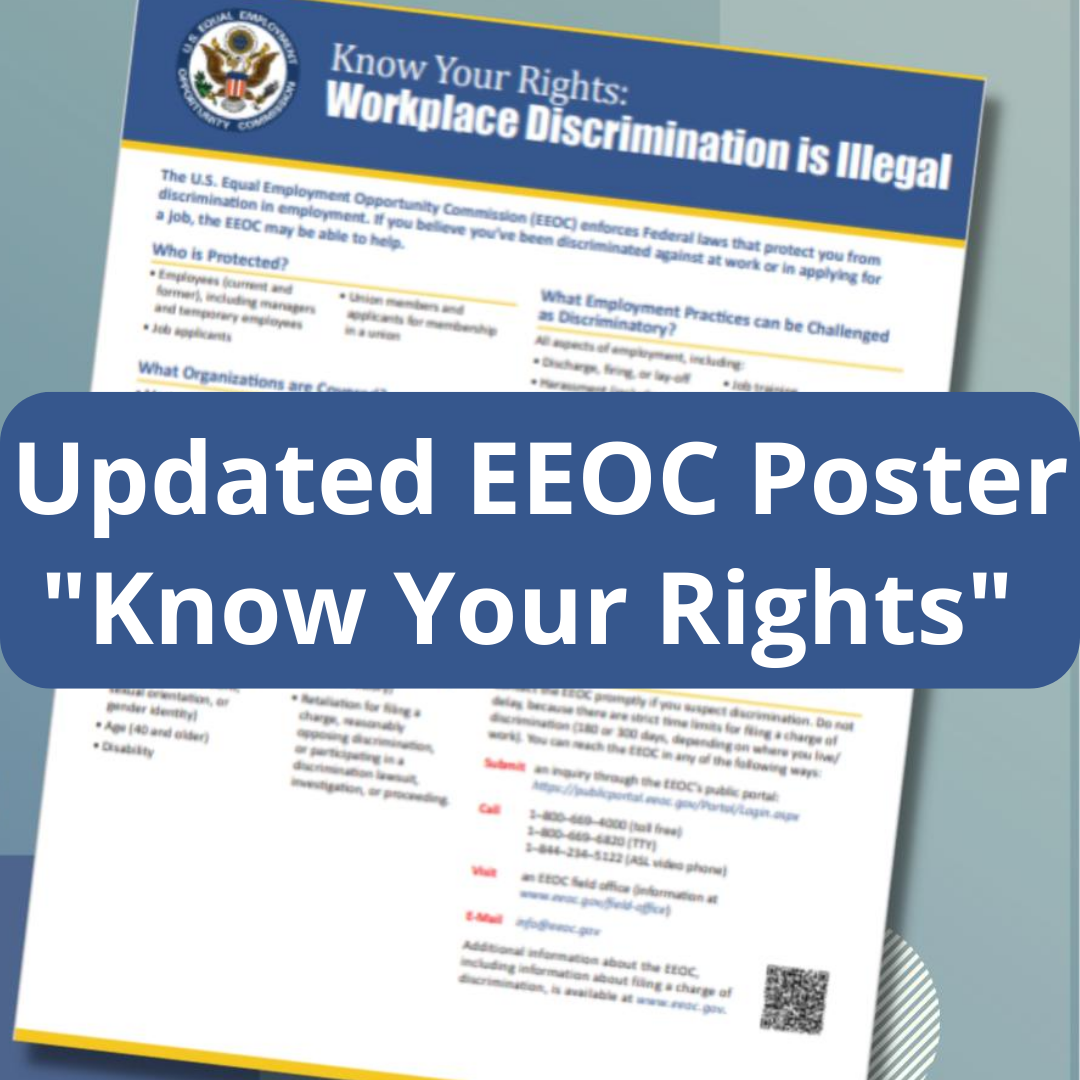 U.S. Equal Employment Opportunity Commission Know Your Rights Poster